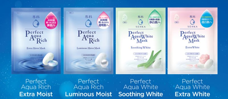 mặt nạ dưỡng da Senka Perfect Aqua